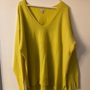 Cashmere sweater - yellow